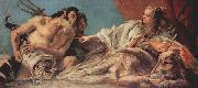 Giovanni Battista Tiepolo Neptun bietet der Stadt Venedig Opfergaben oil painting on canvas
